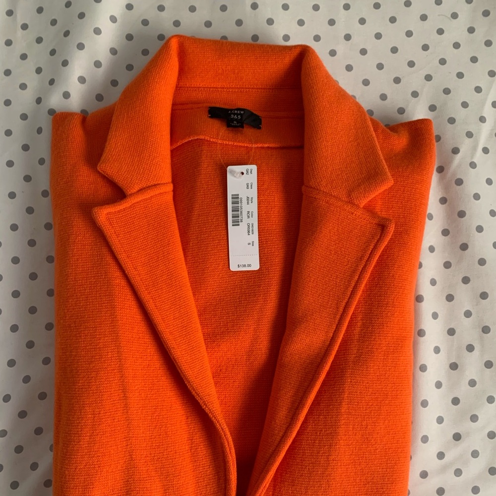 J. Crew Sophie open front sweater blazer Sz Sm NWT